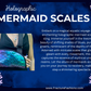 Écharpe de bras | Écharpe de bras mode écailles de sirène holographiques
