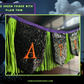 Sparkling Sequins Embroidered Halloween Bunting with Fun Fringe and Embellishments