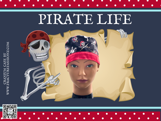 Pirate Life Scrub Hat
