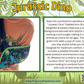 Écharpe de bras | Écharpe de bras rembourrée Jurassic Dino – Bleu marine avec dinosaures dans un décor de jungle