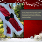 Add a festive touch to your holiday look with this vibrant red sequin “Mrs. Claus” sash! Trimmed in soft, white faux fur for a cozy, wintery feel, this sash catches the light with every step. A chic black satin bow with a gold accent adds a pop of elegance, completing the classic Christmas-inspired design.