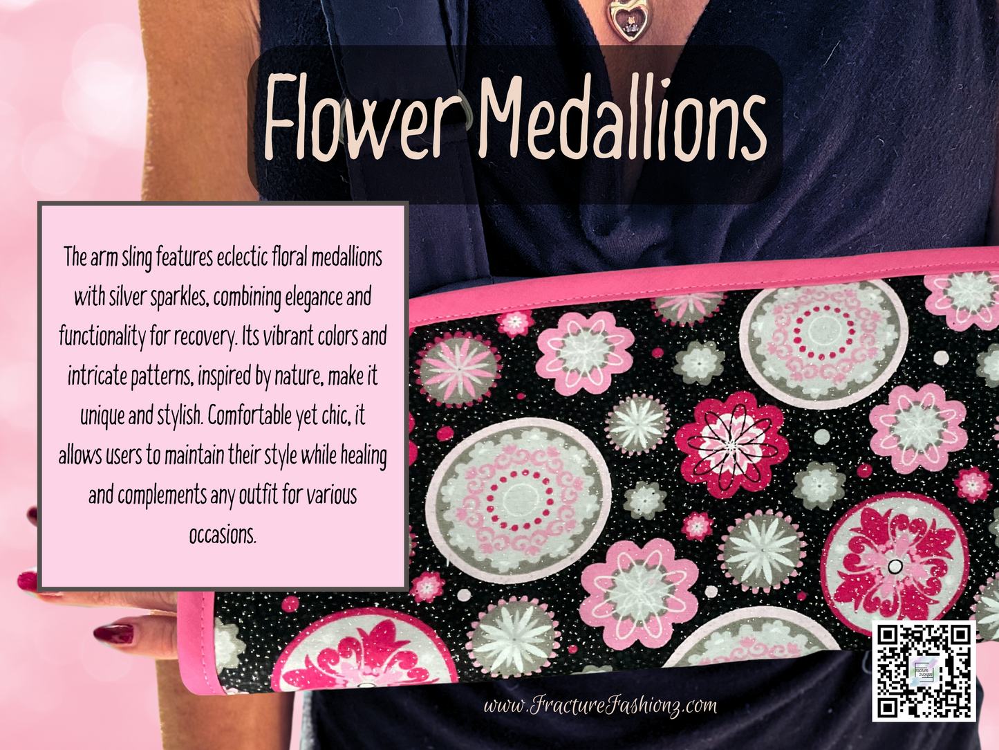 Arm Sling | Flowers Medallions Arm Sling