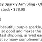 Arm Sling | Purple Glam Designer Arm Sling