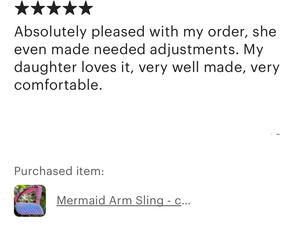 Arm Sling | Mermaid Dreams Padded Arm Sling