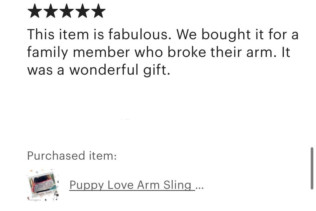 Puppy Love Arm Sling