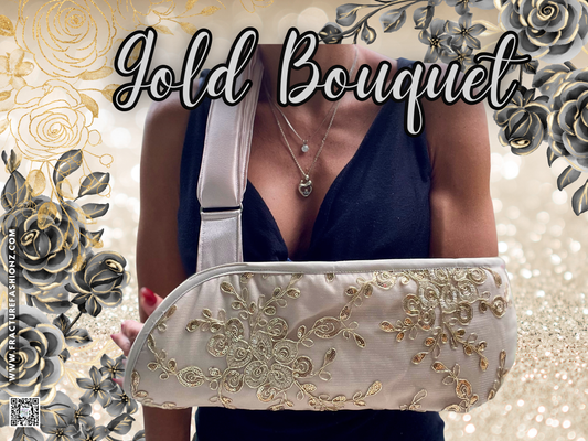 Arm Sling | Gold Bouquet Sequins Arm Sling