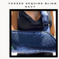 Arm Sling | Tossed Sequins Bling Arm Sling - Blues