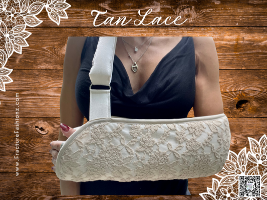 Tan Lace Arm Sling