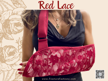 Arm Sling | Red Lace Arm Sling