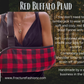 Arm Sling | Red Buffalo Plaid Fashion Arm Sling