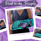 Arm Sling | Peek-a-Boo Purple Reversible Sequins Designer Arm Sling