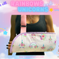 Écharpe de bras | Écharpe de bras à la mode arc-en-ciel et licornes