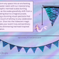 Bunting | Holographic Mermaid Scales Bunting, Birthday Party Flag