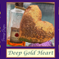 Sequins Puffy Mardi Gras Hearts, Ornaments - Purple Gold Green