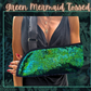 Arm Sling | Tossed Sequins Bling Arm Sling- Mermaid Green