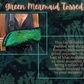 Arm Sling | Tossed Sequins Bling Arm Sling- Mermaid Green