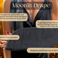Arm Sling | Moonlit Drape Luxurious Black Ribbed Arm Sling