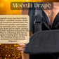 Arm Sling | Moonlit Drape Luxurious Black Ribbed Arm Sling