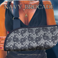 Arm Sling | Navy Brocade Fashion Arm Sling