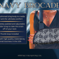 Arm Sling | Navy Brocade Fashion Arm Sling