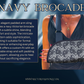 Arm Sling | Navy Brocade Fashion Arm Sling