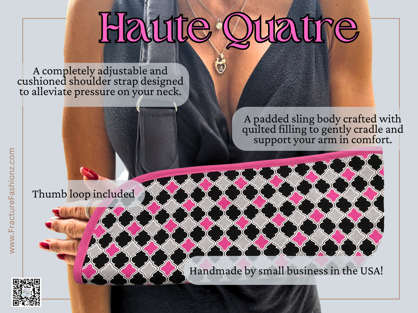 Écharpe de Bras | Écharpe de Bras Tendance Quatrefoil