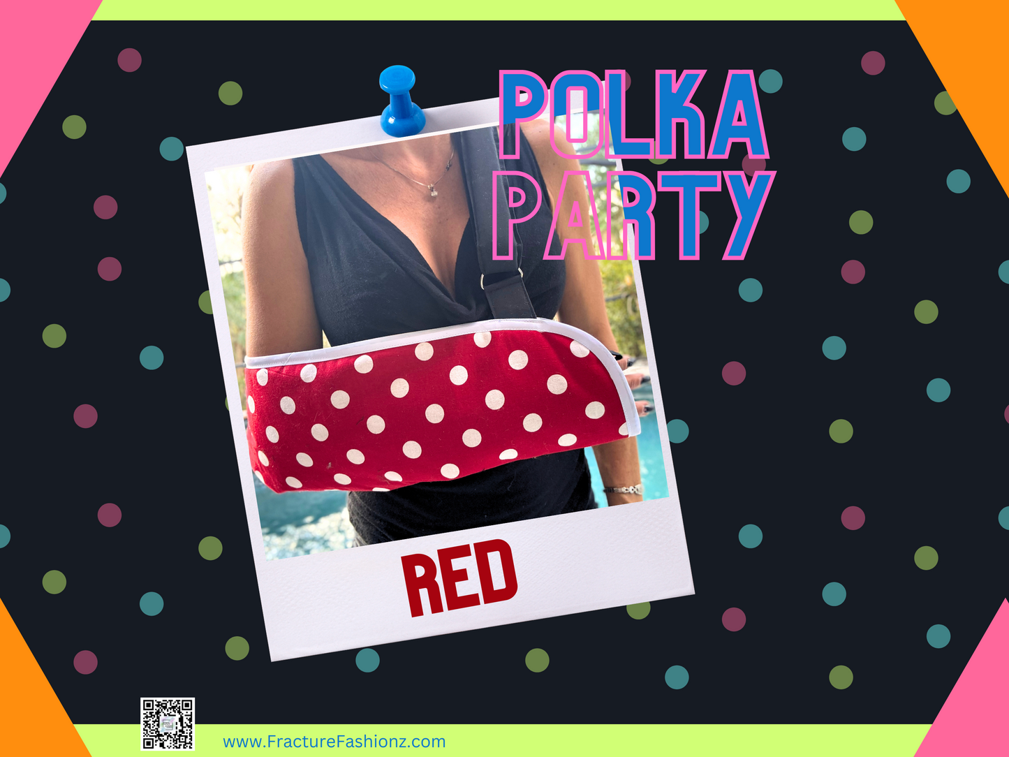 Armschlinge | Polka-Party-Armschlinge