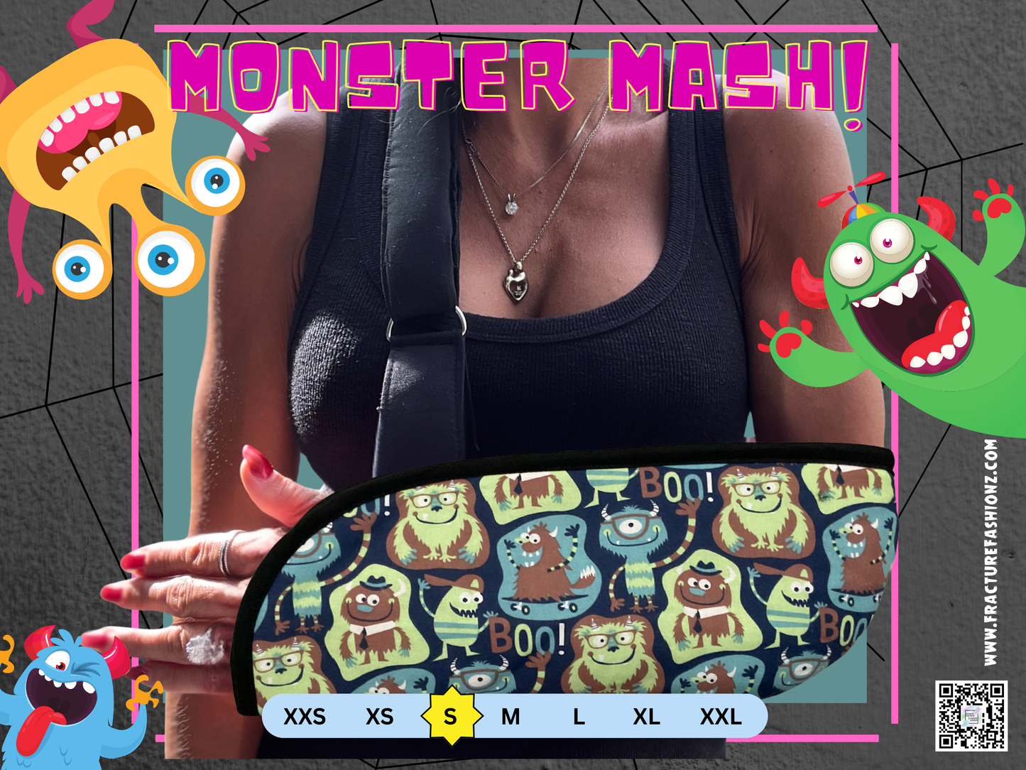 Arm Sling | XXS- Medium | Pre-Made Arm Slings - Ships within 24 hours