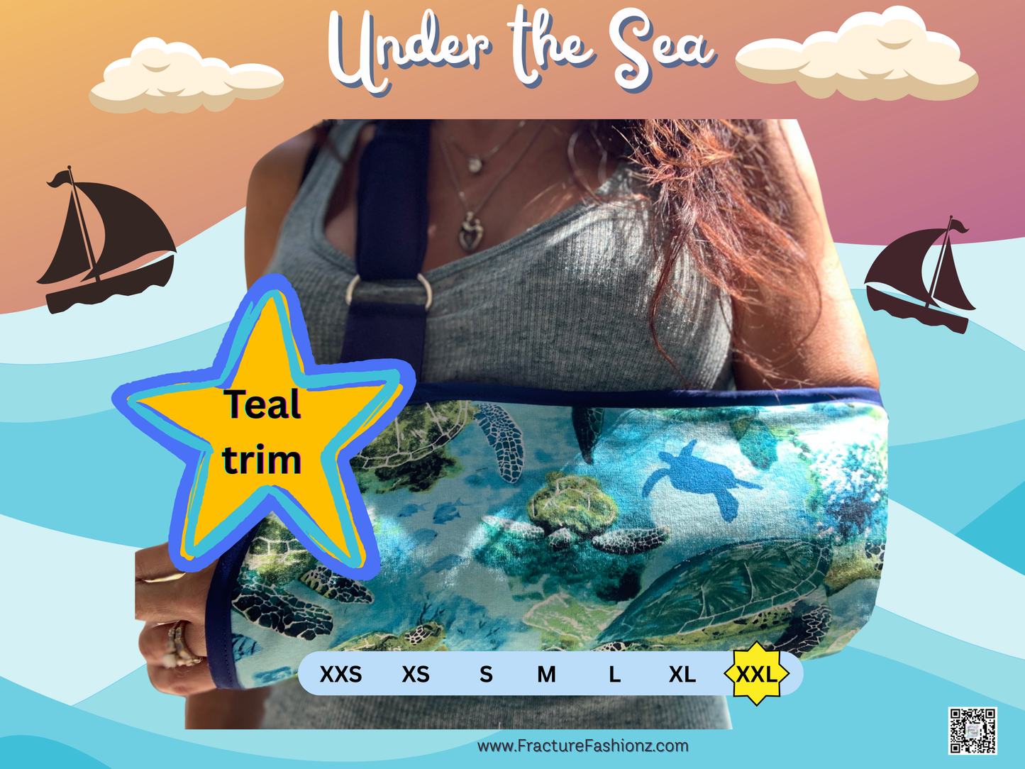 Arm Sling | Large - XXLarge | Pre-Made Arm Slings - Ships within 24 hours