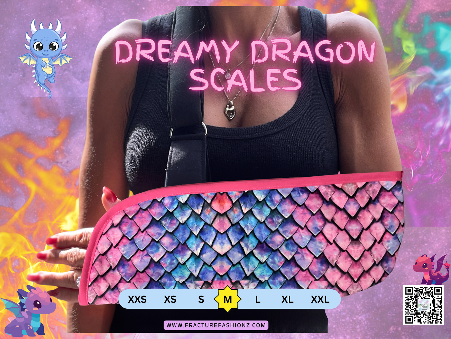 Arm Sling | XXS- Medium | Pre-Made Arm Slings - Ships within 24 hours