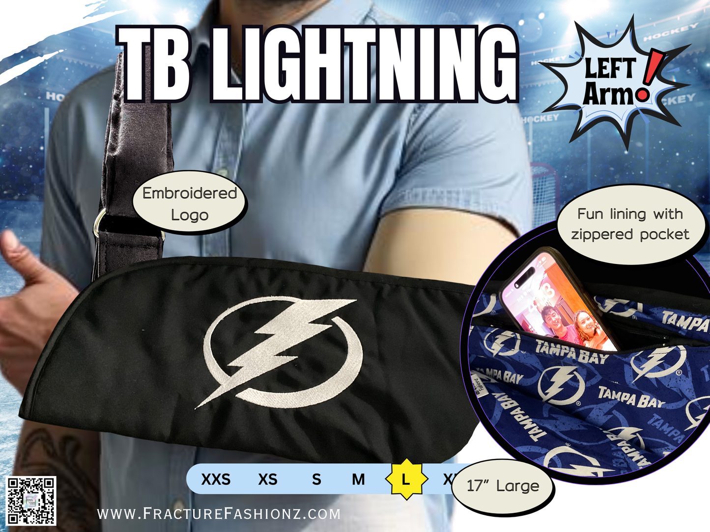 Arm Sling | Large - XXLarge | Pre-Made Arm Slings - Ships within 24 hours