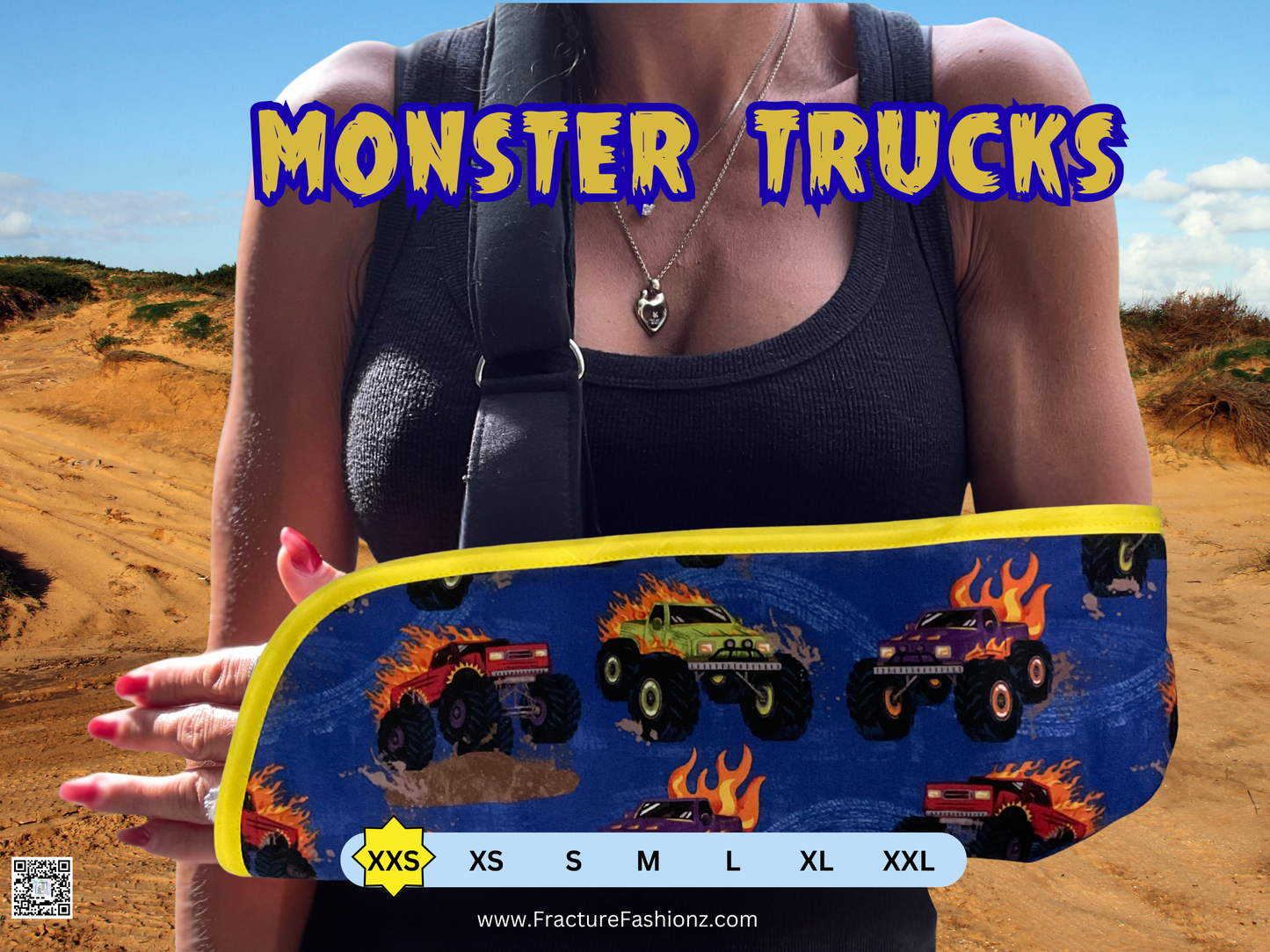 Arm Sling | XXS- Medium | Pre-Made Arm Slings - Ships within 24 hours