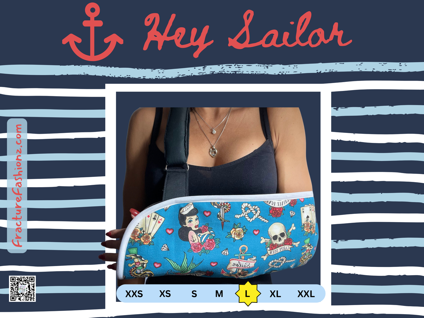 Arm Sling | Large - XXLarge | Pre-Made Arm Slings - Ships within 24 hours