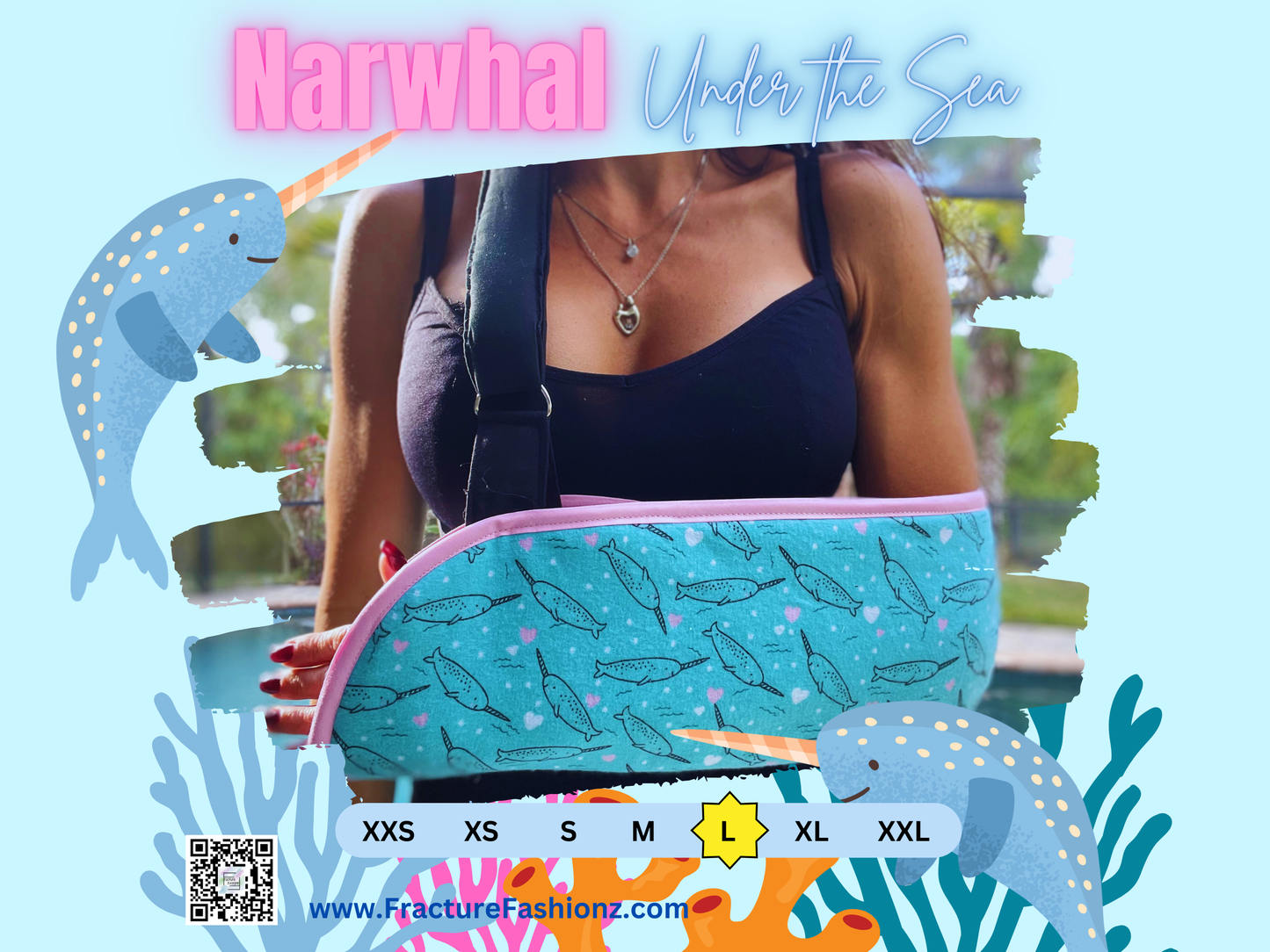 Arm Sling | Large - XXLarge | Pre-Made Arm Slings - Ships within 24 hours