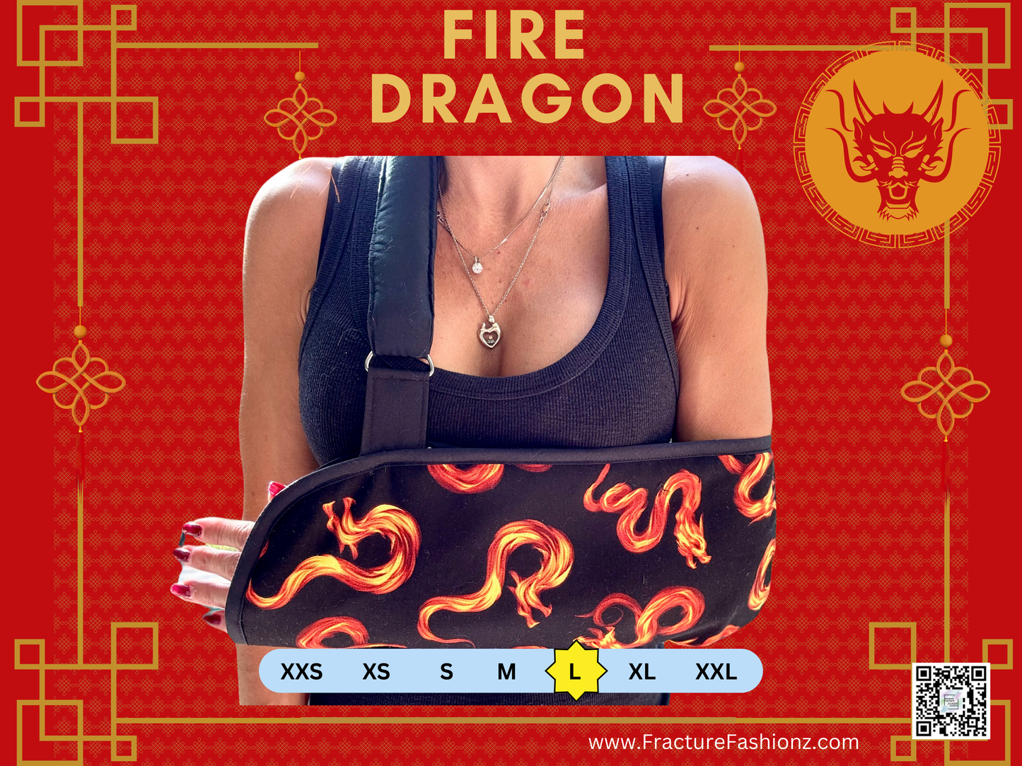 Arm Sling | Large - XXLarge | Pre-Made Arm Slings - Ships within 24 hours