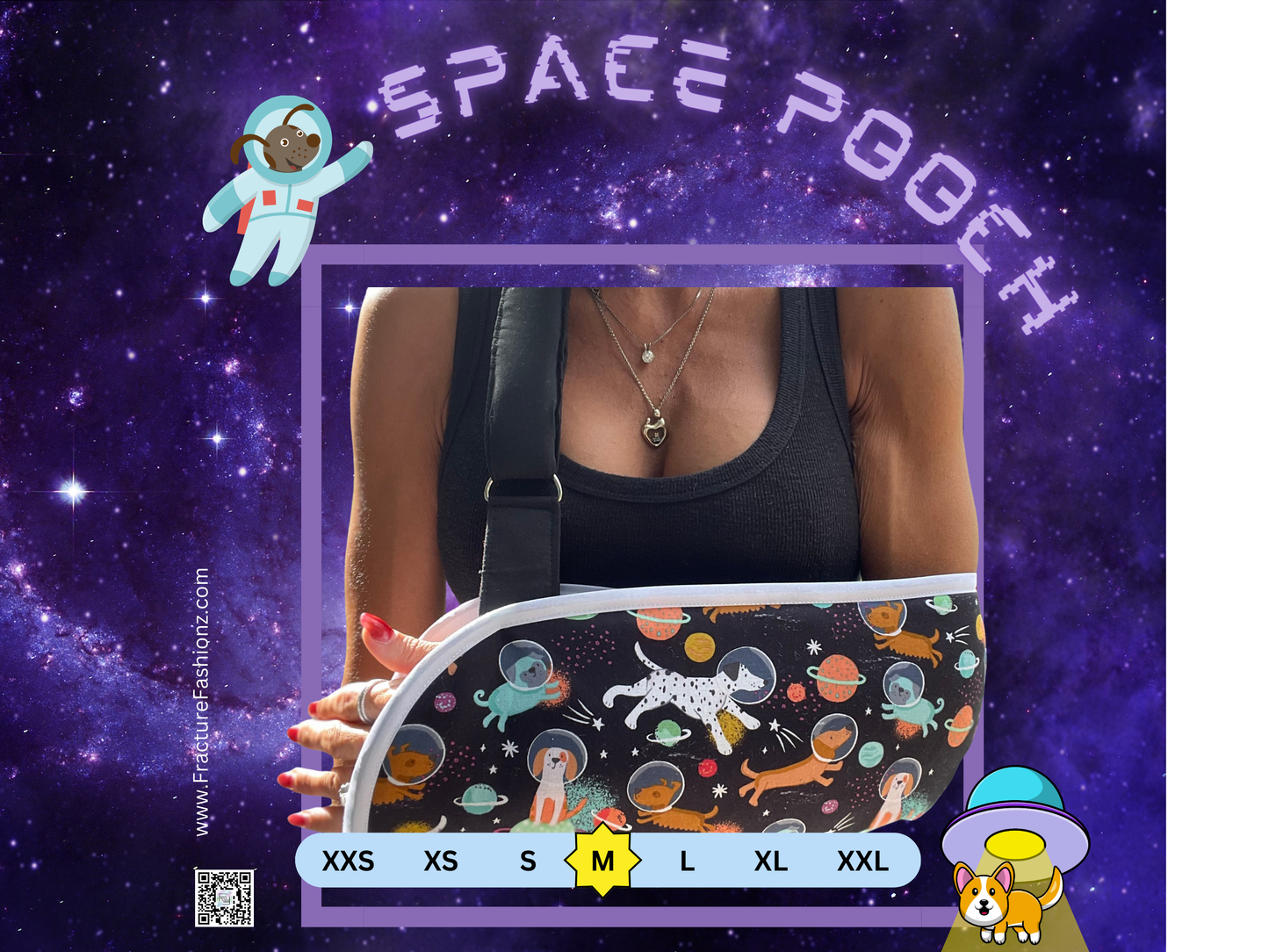 Arm Sling | XXS- Medium | Pre-Made Arm Slings - Ships within 24 hours