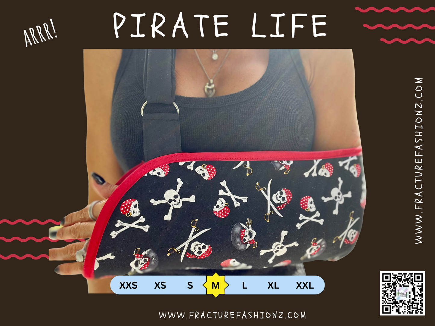 Arm Sling | XXS- Medium | Pre-Made Arm Slings - Ships within 24 hours