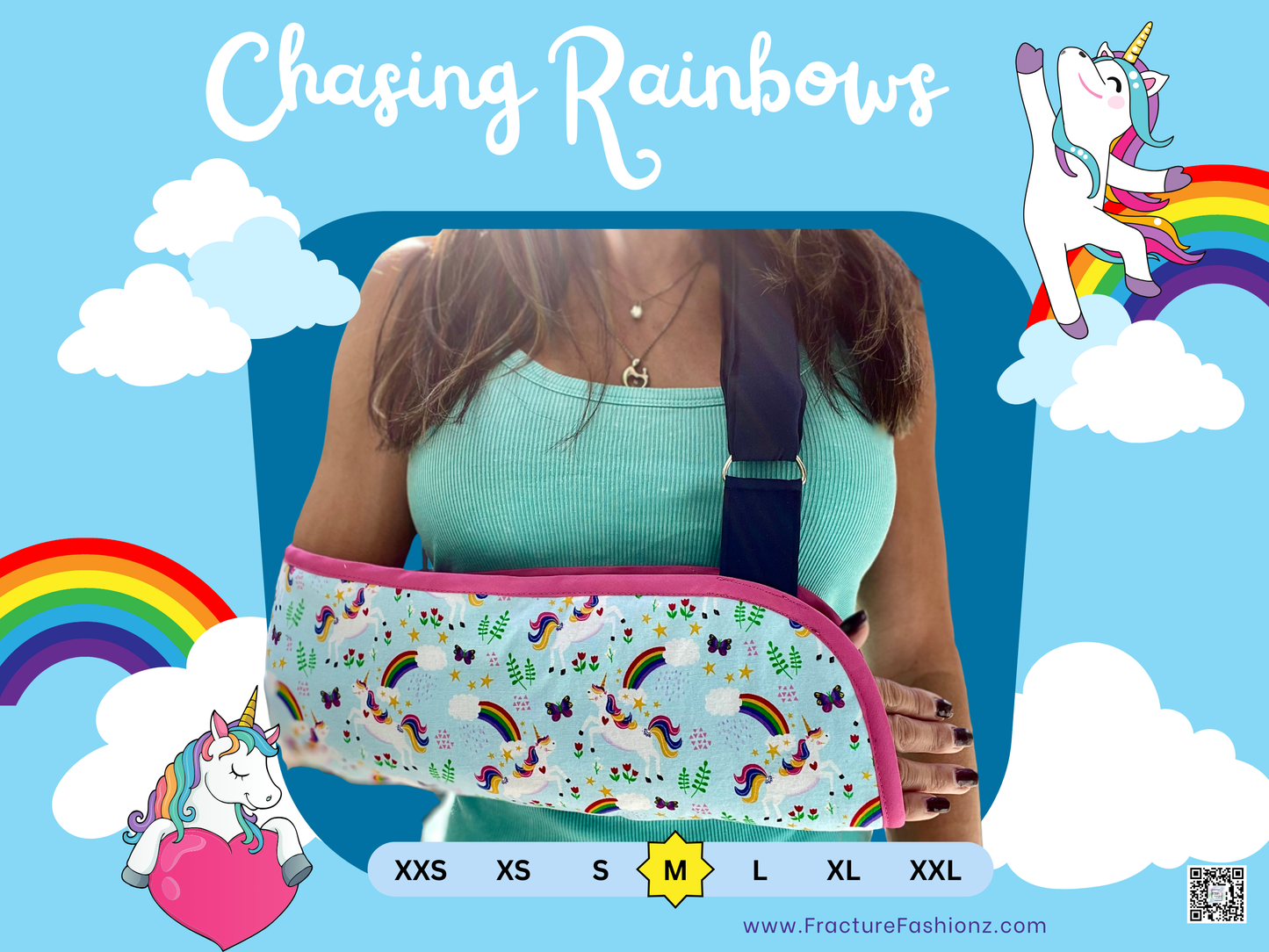 Arm Sling | XXS- Medium | Pre-Made Arm Slings - Ships within 24 hours