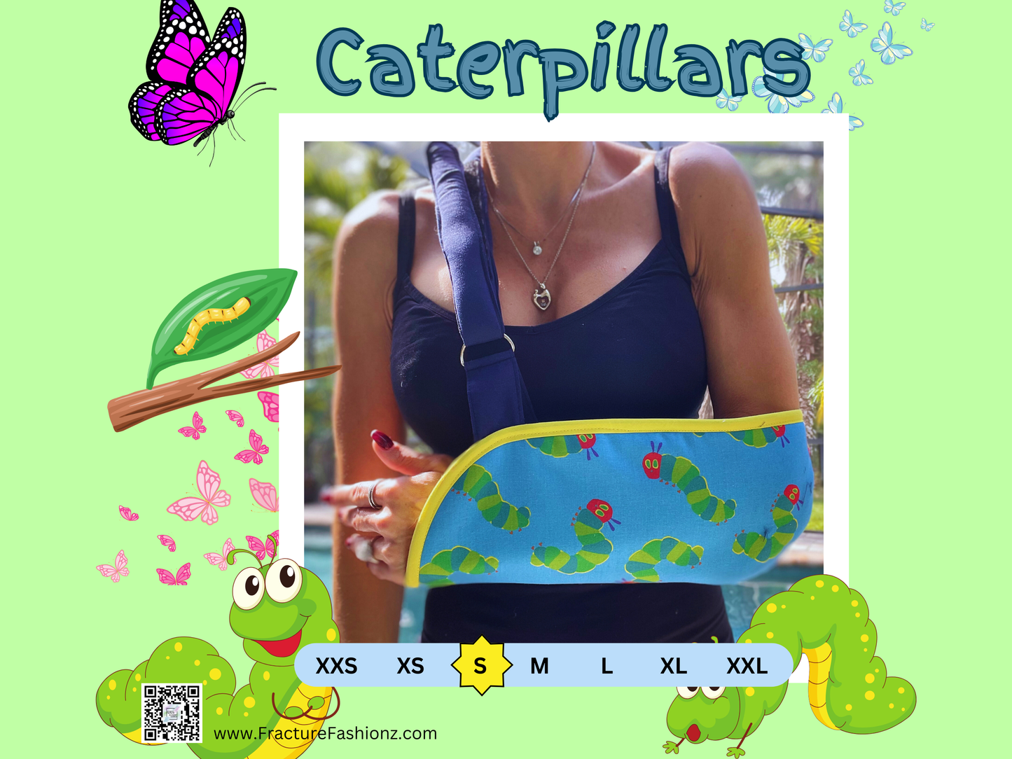 Arm Sling | XXS- Medium | Pre-Made Arm Slings - Ships within 24 hours