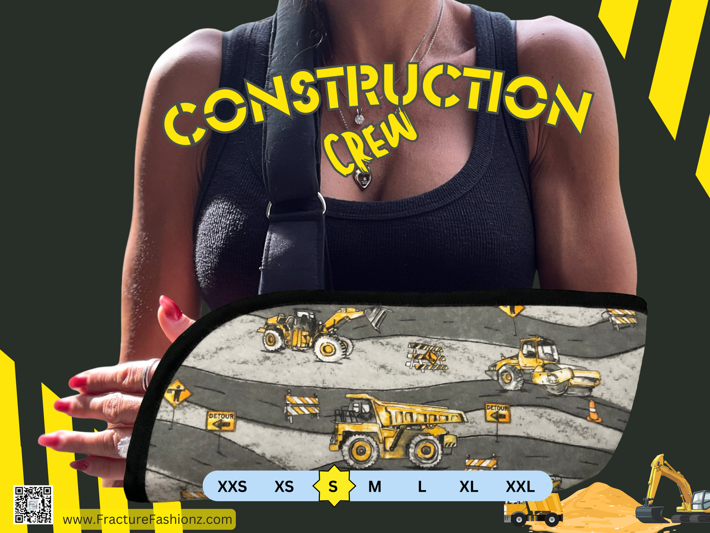 Arm Sling | XXS- Medium | Pre-Made Arm Slings - Ships within 24 hours