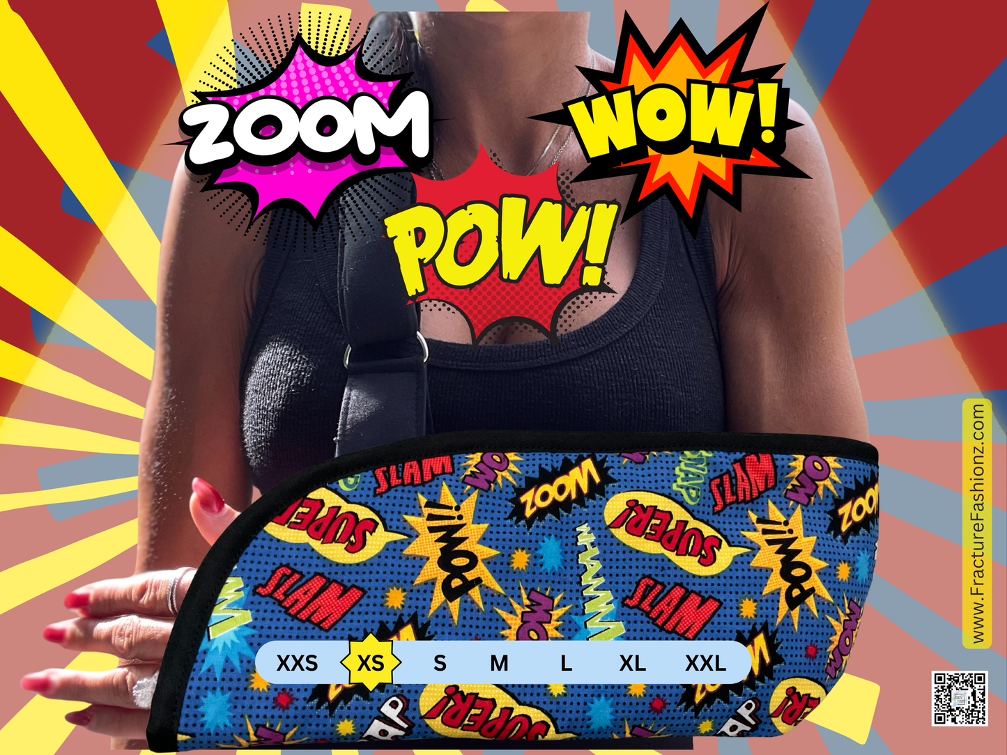 Arm Sling | XXS- Medium | Pre-Made Arm Slings - Ships within 24 hours