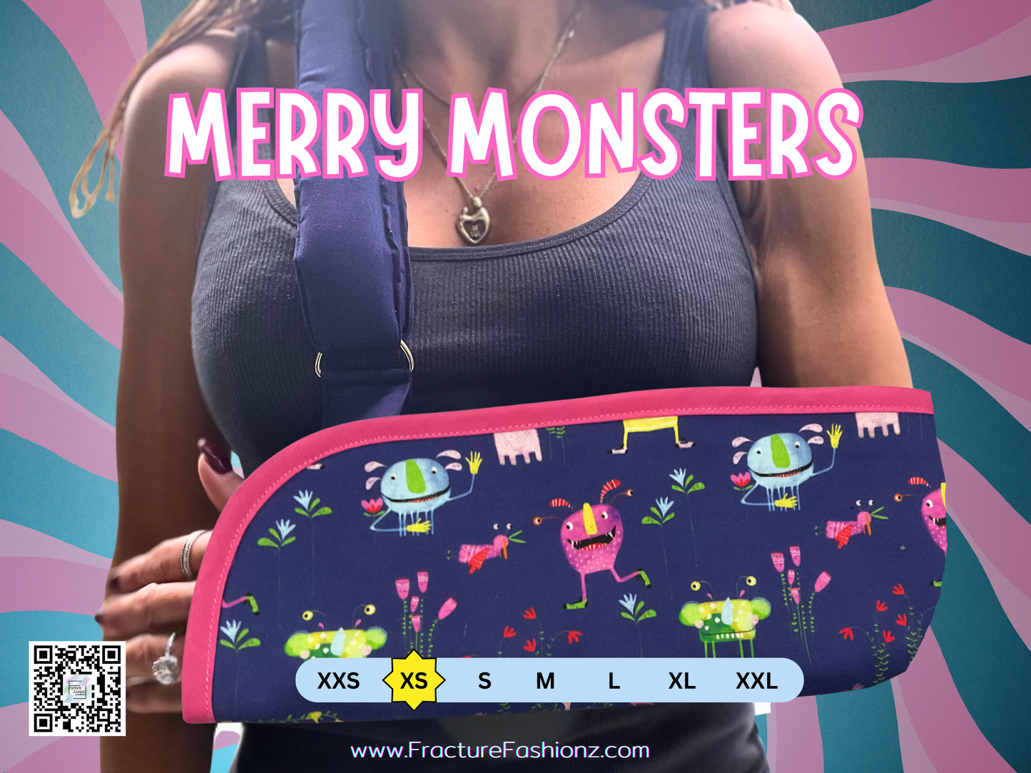 Arm Sling | XXS- Medium | Pre-Made Arm Slings - Ships within 24 hours