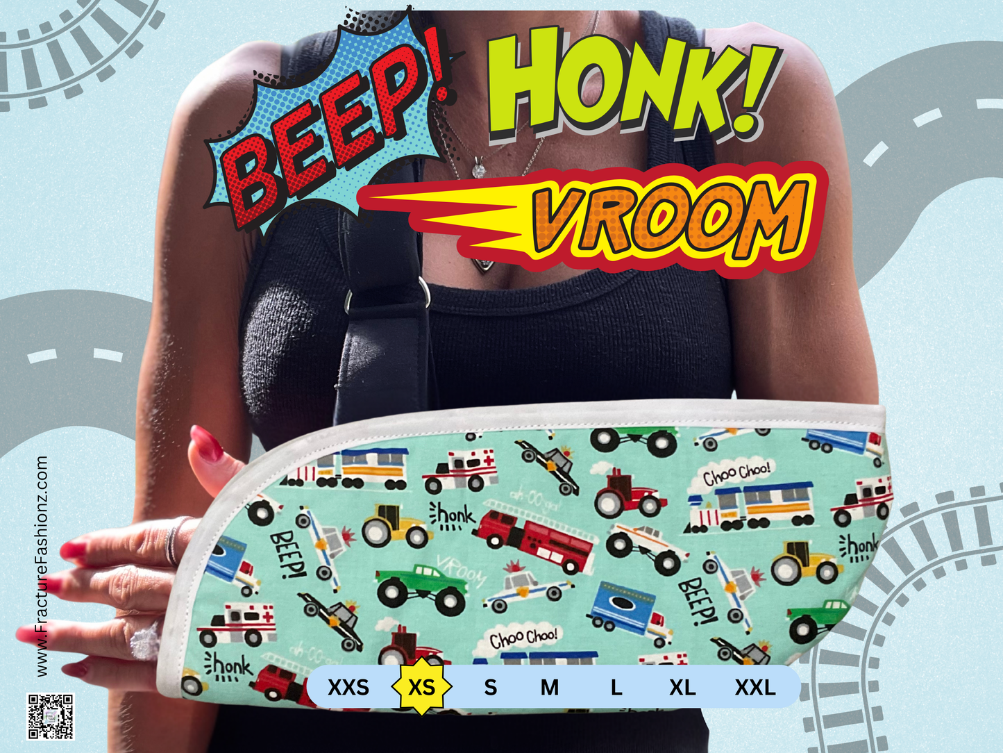 Arm Sling | XXS- Medium | Pre-Made Arm Slings - Ships within 24 hours