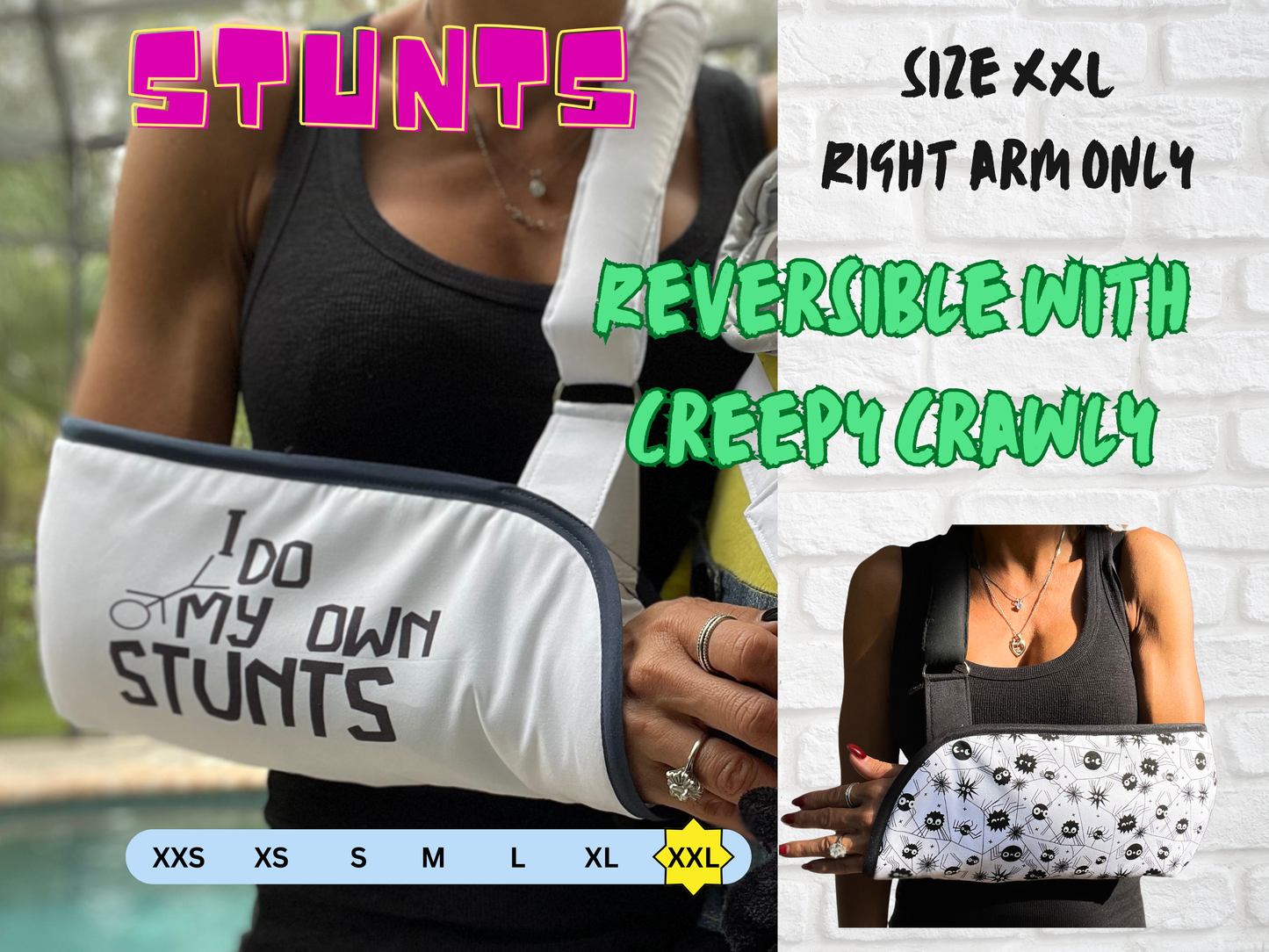 Arm Sling | Large - XXLarge | Pre-Made Arm Slings - Ships within 24 hours