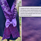 Écharpe | Écharpe de célébration personnalisée en sequins violets royaux avec nœud lavande