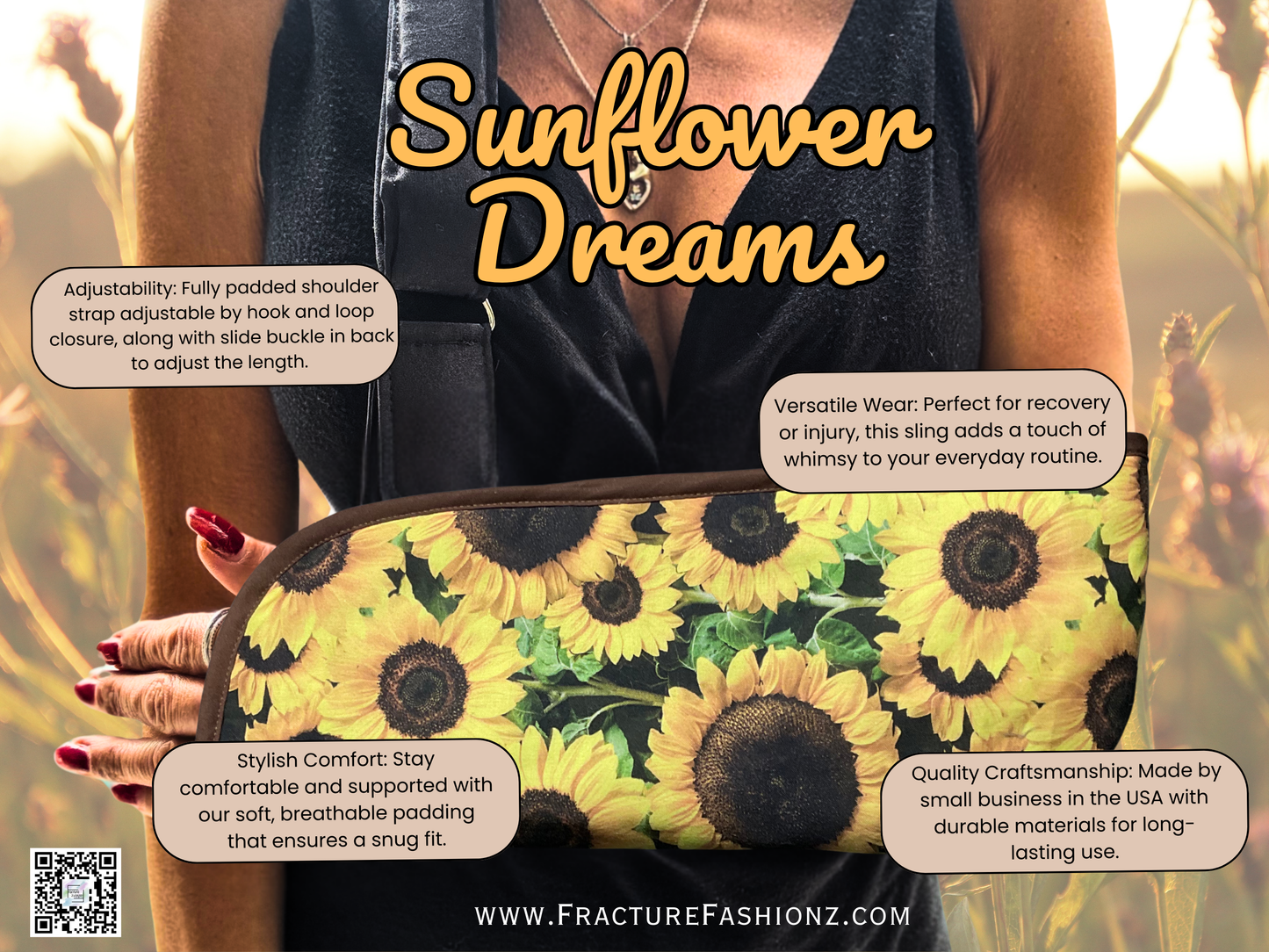Arm Sling | Sunflower Dreams Arm Sling