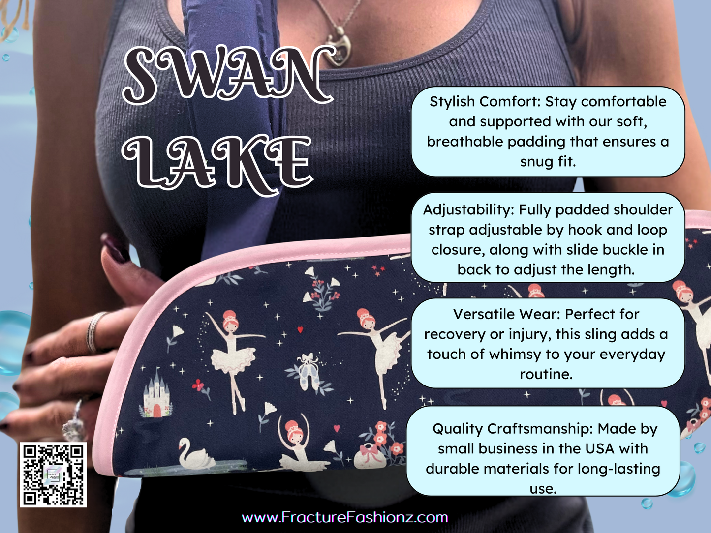 Arm Sling | Swan Lake Ballerina Arm Sling
