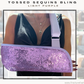 Arm Sling | Tossed Sequins Bling Arm Sling- Purple