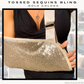 Arm Sling | Tossed Sequins Bling Arm Sling - Golds