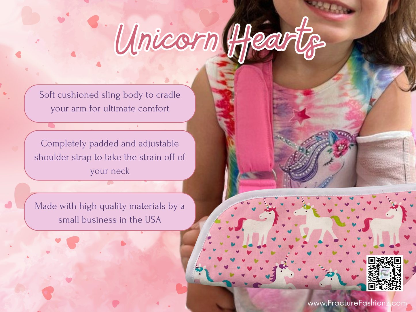 Arm Sling | Unicorn Hearts Arm Sling